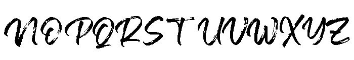 Percanthen Font UPPERCASE