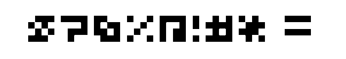 Percy Pixel Regular Font OTHER CHARS