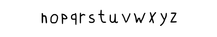 Perdraw Regular Font LOWERCASE