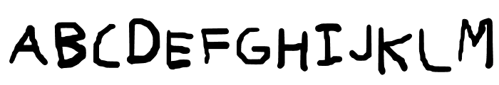 Perefect New Regular Font UPPERCASE