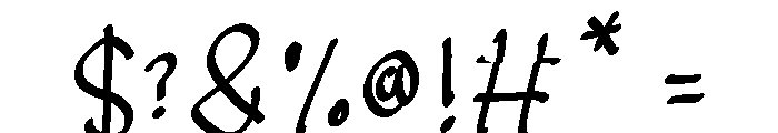 Perfect Love Font OTHER CHARS