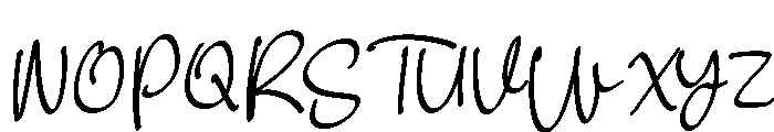 Perfect Love Font UPPERCASE