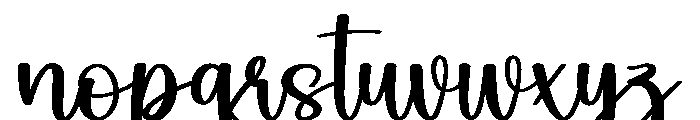 Perfect3 Font LOWERCASE