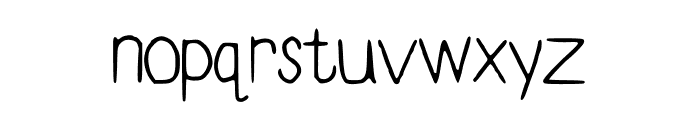 Perfectionist Font LOWERCASE