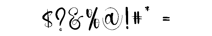 Perfecto Font OTHER CHARS