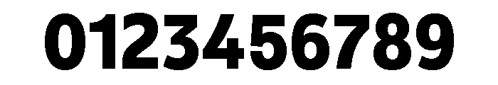 Performa Narrow Bold Font OTHER CHARS