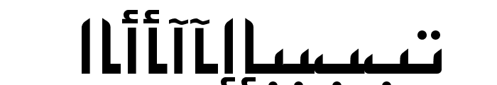 PersianKufiSSK Font UPPERCASE