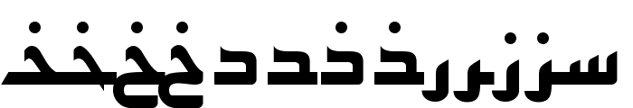 PersianKufiSSK Font LOWERCASE