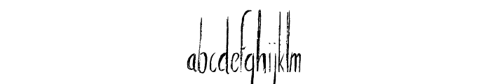 Personal Delinquent Font LOWERCASE
