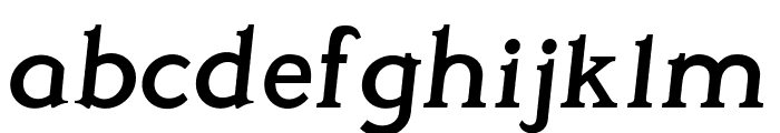 Perspicacious Italic SemiBold Font LOWERCASE