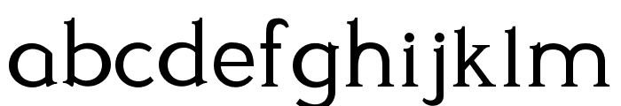 Perspicacious Regular Font LOWERCASE