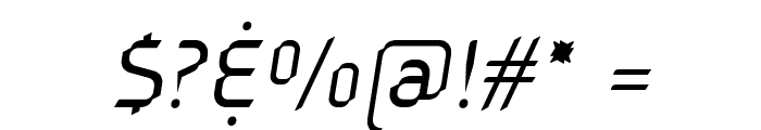 Petahja Italic Font OTHER CHARS