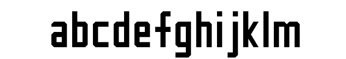 Petak Square Regular Font LOWERCASE