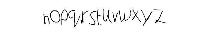 Peter_s_Handwriting Font LOWERCASE