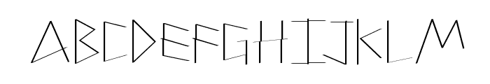 PetitixThreeCallig-Light Font UPPERCASE