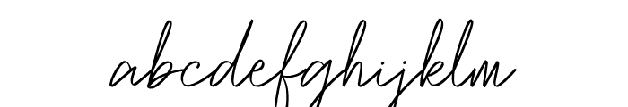 Pevanytta Signature Font LOWERCASE