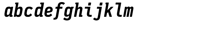 Pennsylvania Bold Italic Font LOWERCASE
