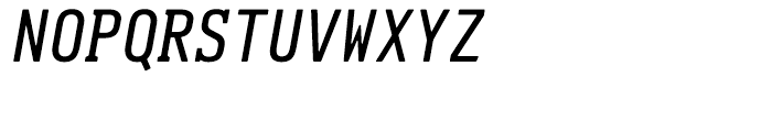 Pennsylvania Regular Italic Font UPPERCASE