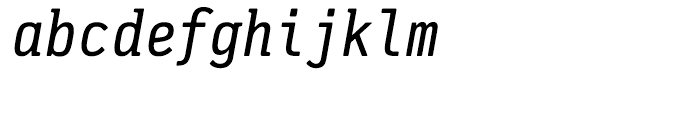 Pennsylvania Regular Italic Font LOWERCASE