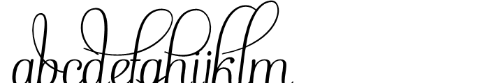 Pepita Script Italic Font LOWERCASE