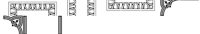 Period Borders NF 3 Font LOWERCASE