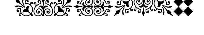 Period Borders NF 4 Font OTHER CHARS