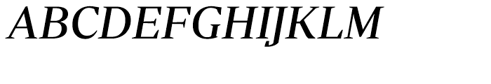 Periodico Display Regular Italic Font UPPERCASE