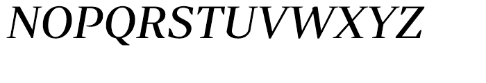 Periodico Display Regular Italic Font UPPERCASE
