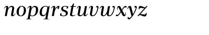 Periodico Display Regular Italic Font LOWERCASE