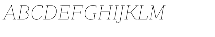 Periodico Display Thin Italic Font UPPERCASE