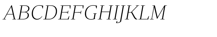 Periodico Display Ultra Light Italic Font UPPERCASE