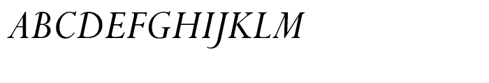 Perpetua Hellenic Regular Italic Font UPPERCASE
