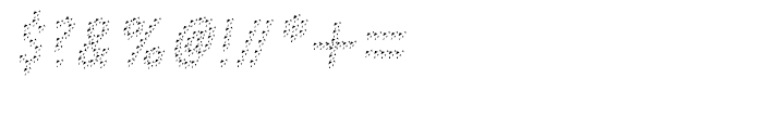 PestoFresco Italic Italic Triangles Font OTHER CHARS