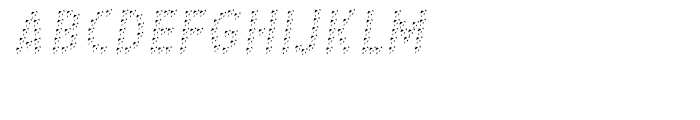 PestoFresco Italic Italic Triangles Font UPPERCASE