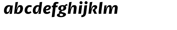 Petala Pro SemiBold Italic Font LOWERCASE