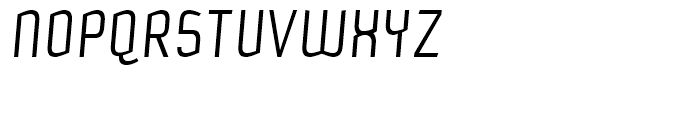 Petrol Light Italic Font UPPERCASE