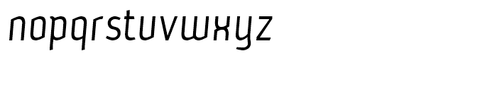 Petrol Light Italic Font LOWERCASE