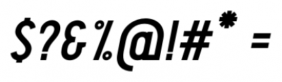 Pekora Bold Serif Italic Font OTHER CHARS