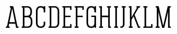 Pekora Light Slab Serif Font UPPERCASE