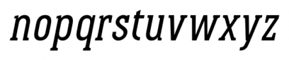 Pekora Regular Serif Italic Font LOWERCASE