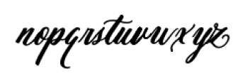 Pen Swan Bold Italic Font LOWERCASE
