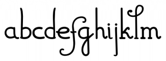 Pencraft Regular Font LOWERCASE