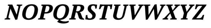 Pensum Pro Bold Italic Font UPPERCASE