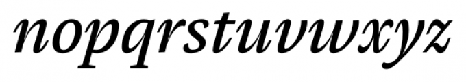 Pensum Pro Book Italic Font LOWERCASE