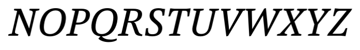 Pensum Pro Italic Font UPPERCASE