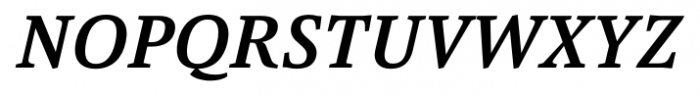 Pensum Pro Medium Italic Font UPPERCASE
