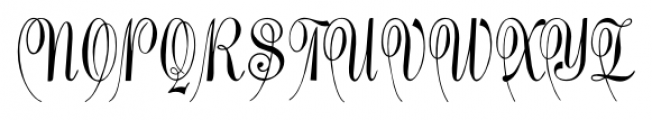 Pentagraph Regular Font UPPERCASE