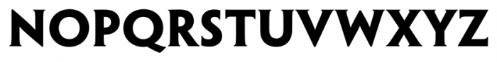 Penumbra Half Serif Std Bold Font UPPERCASE