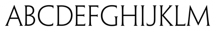 Penumbra Half Serif Std Light Font UPPERCASE