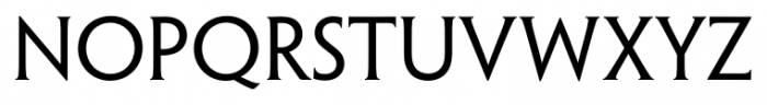 Penumbra Half Serif Std Regular Font UPPERCASE